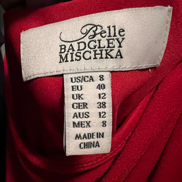 Badgley Mischka Off-the-Shoulder Dress - Picture 3 of 4